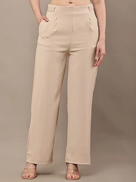 Wide-Leg Korean Pants