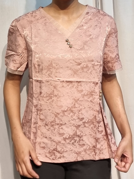 Blush Bloom Wrap Top